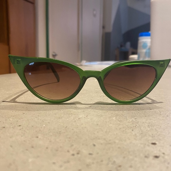 Urban Outfitters Accessories - Urban Outfitters Green Cat Eye Sunglasses